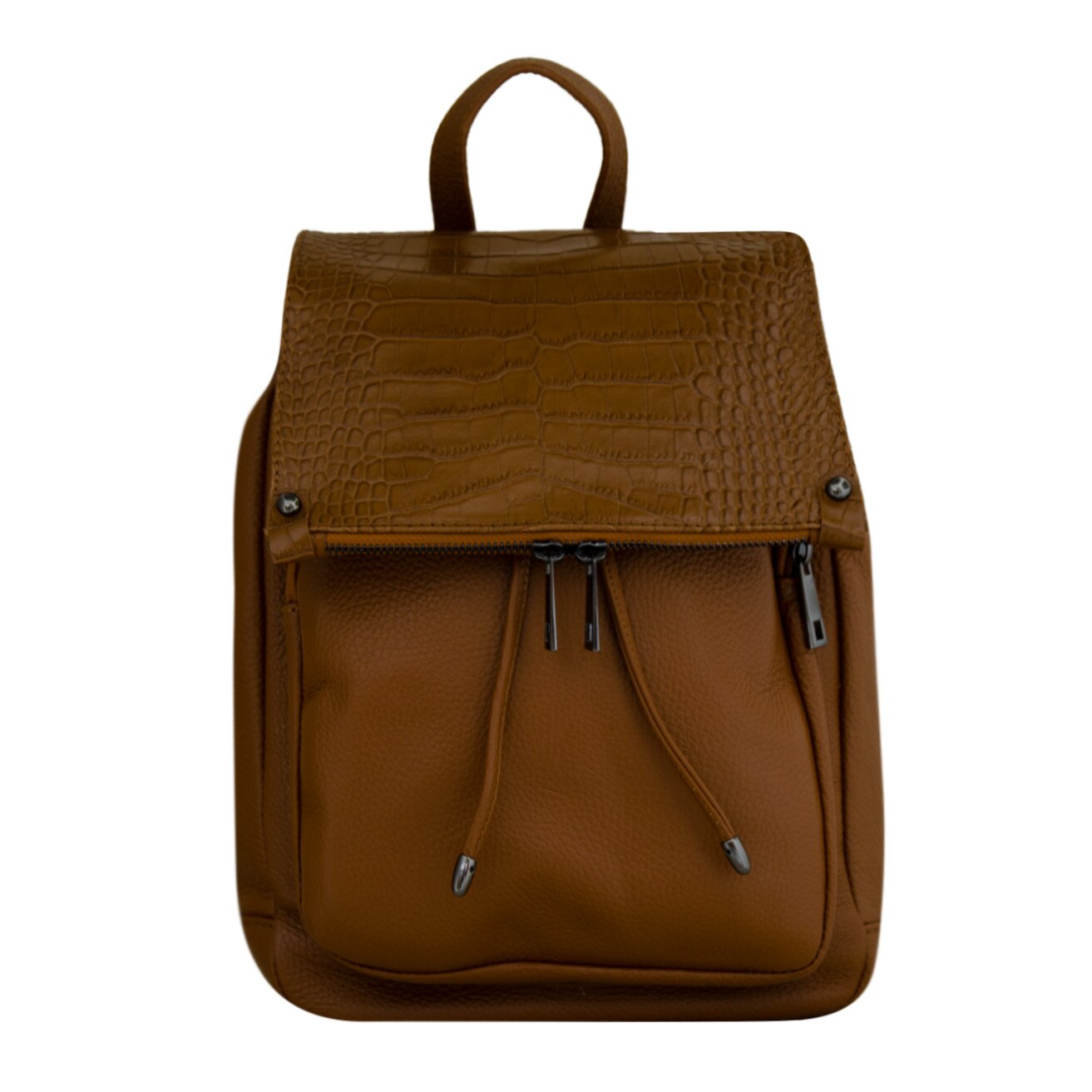 Rucsac de dama din piele naturala Eva Bags,Madi cuoio