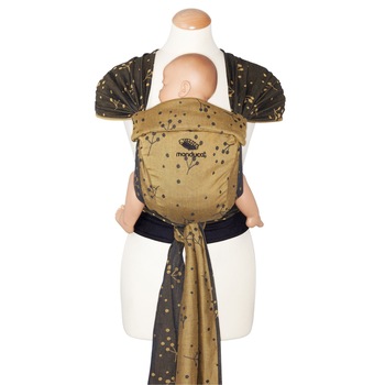 WrapTai Manduca Twist Craspedia Gold pana la 15 kg, Maro WrapTai Manduca Twist Craspedia Gold pana la 15 kg, Maro