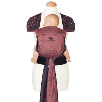 WrapTai Manduca Twist Craspedia Rouge pana la 15 kg, Visiniu WrapTai Manduca Twist Craspedia Rouge pana la 15 kg, Visiniu