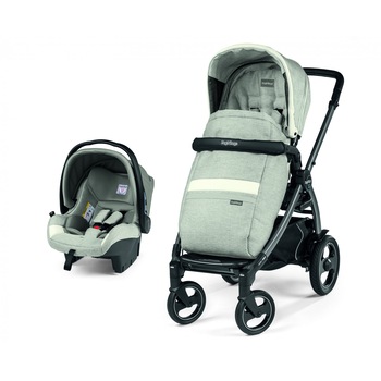 Carucior 2 in 1 Peg Perego Book 51 S Titania, Luxe Pure (sasiu + hamac + scaun auto), 0 - 22 kg Carucior 2 in 1 Peg Perego Book 51 S Titania, Luxe Pure (sasiu + hamac + scaun auto), 0 - 22 kg