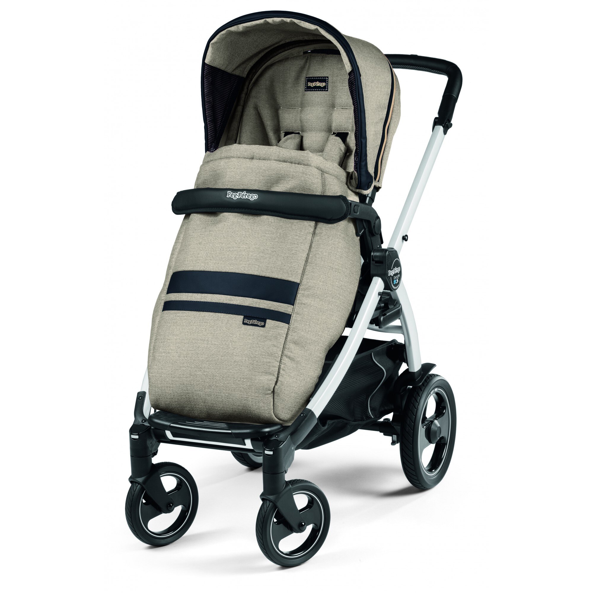 Carucior Peg Perego de la nastere Book 51 S Titania, Luxe Ecru (sasiu + hamac), 0-22 kg