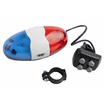 Claxon Politie cu led si 6 sunete Claxon Politie cu led si 6 sunete