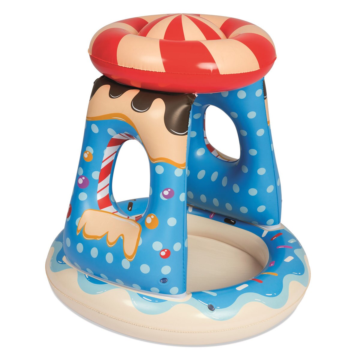 Piscina multicolora cu protectie solara , are rezistenta UV, pentru fete sau baieti, de exterior, ATS