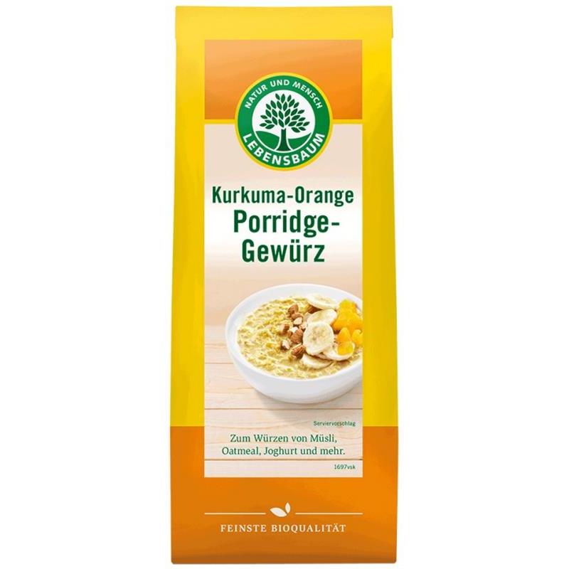 Amestec de Condimente pentru Terci cu Turmeric si Portocale Bio 50gr Lebensbaum