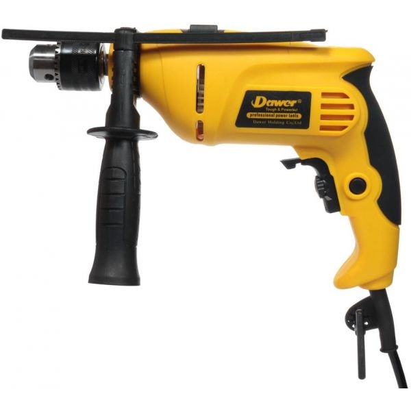 Masina de gaurit si insurubat(bormasina, Dawer, DW209T, 800 W, 3200 rpm, Galben/Negru