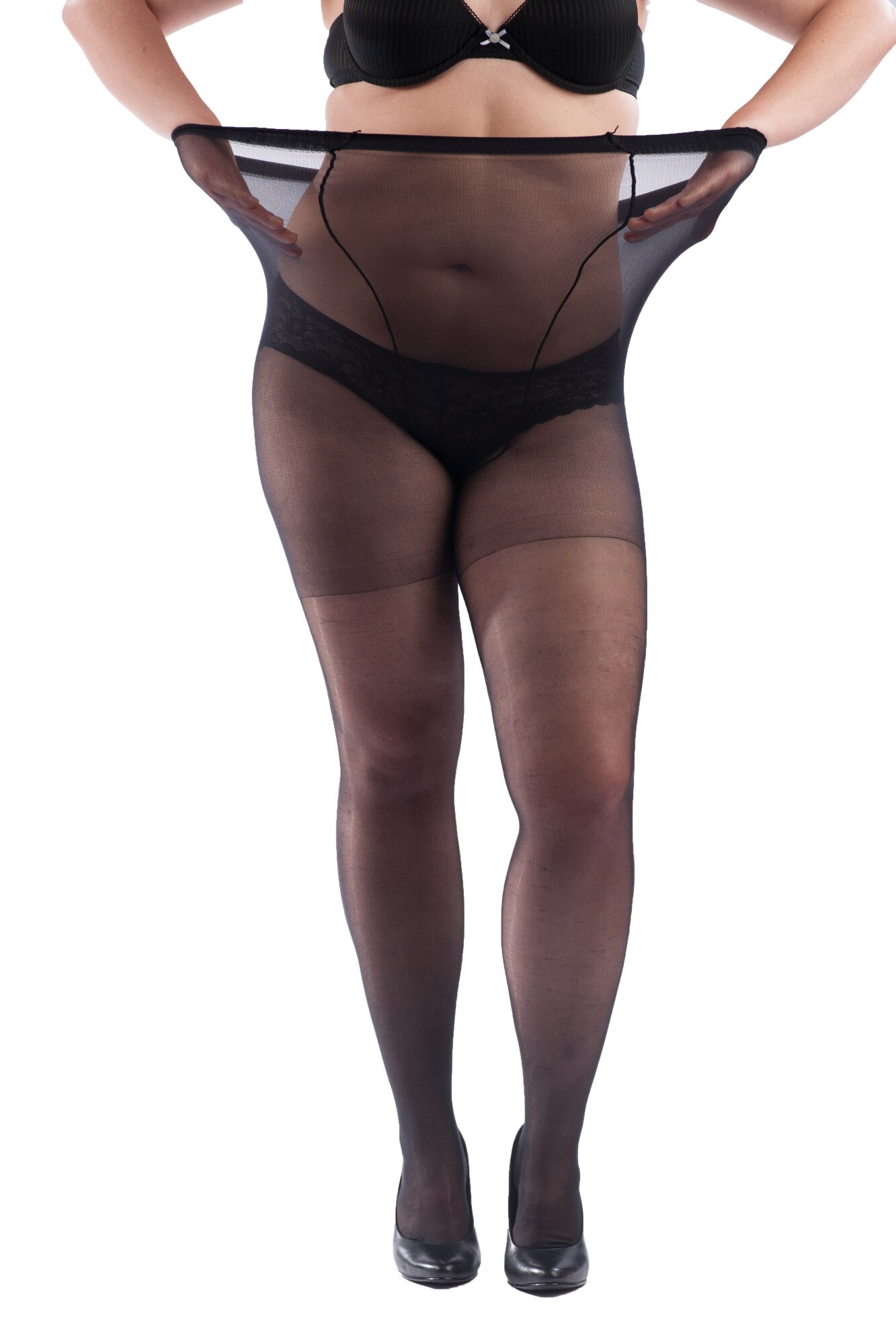 Dres 20 den Lycra , Miss Collection , Extra Large, Negru