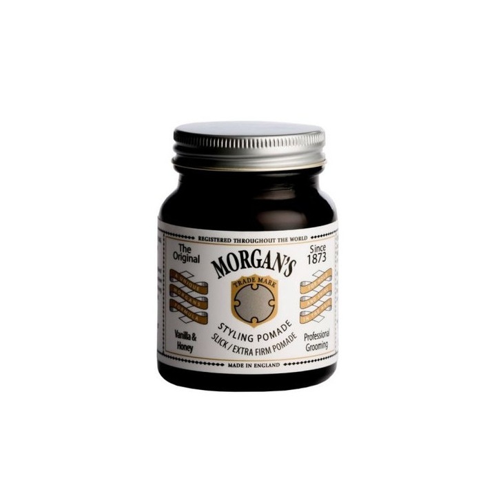 Pomada cu fixare puternica, miros de vanilie si miere, Morgan's, 100 ml