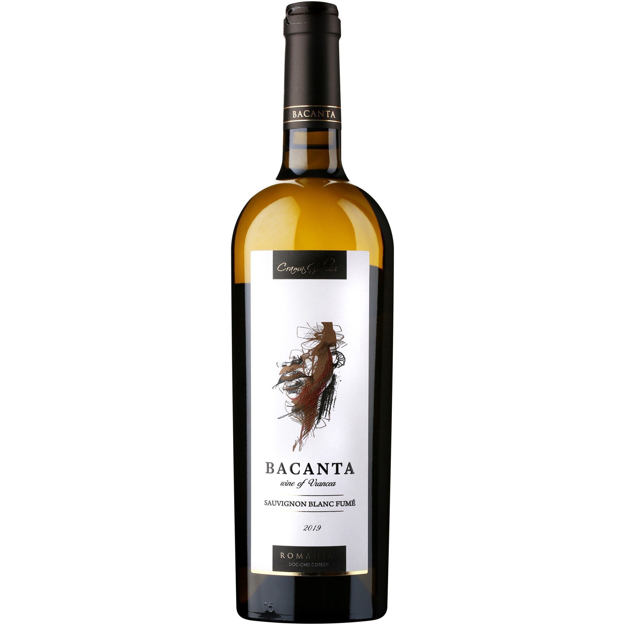 Vin Alb Girboiu Bacanta, Sauvignon Blanc Fume, Sec, 0.75l