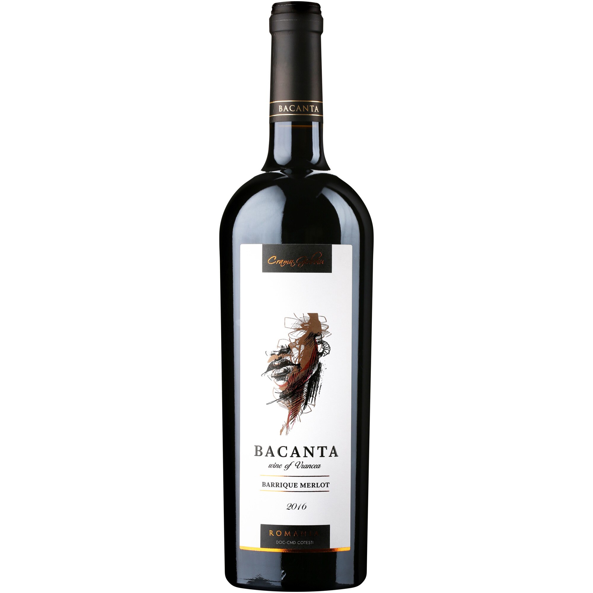Vin Rosu Girboiu Bacanta, Barrique Merlot, Sec, 0.75l