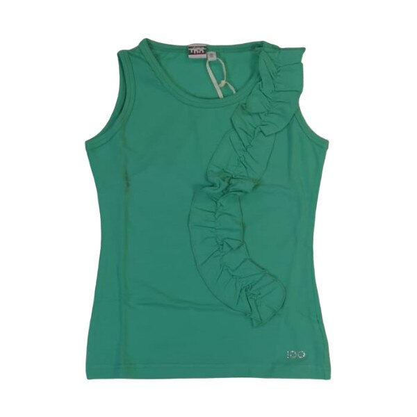 Tricou fete iDO, verde, model fara maneci