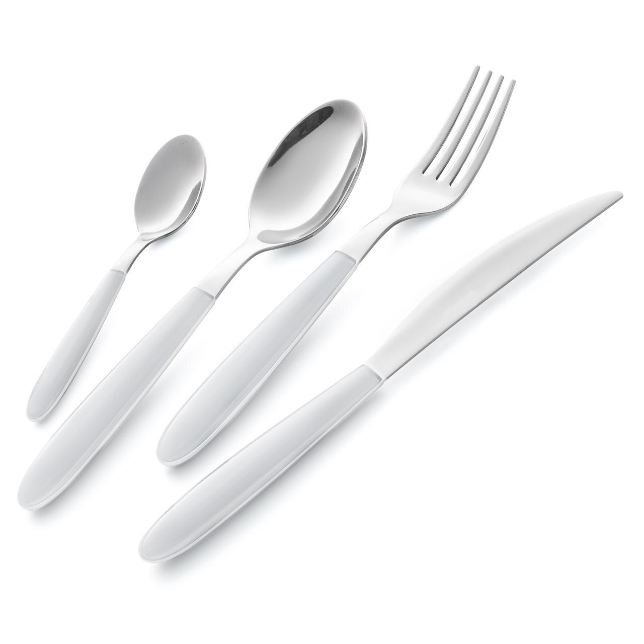 Set tacam Nilu Alb 24 piese