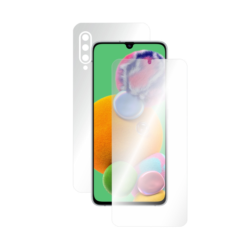 Folie Smart Protection Samsung Galaxy A90 fullbody,protectie completa ecran,spate si laterale, Smart Spray®,Smart Squeegee®,microfibra si instructiuni instalare incluse