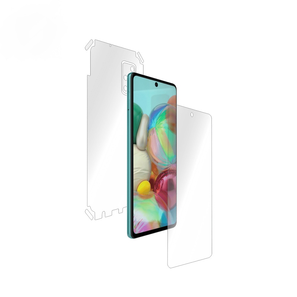 Folie Smart Protection Samsung Galaxy A71 fullbody,protectie completa ecran,spate si laterale, Smart Spray®,Smart Squeegee®,microfibra si instructiuni instalare incluse