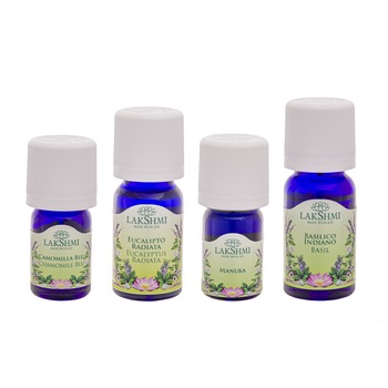Set 4 uleiuri esentiale 100 % pure pentru tratament alternativ al alergiilor, Lakshmi Set 4 uleiuri esentiale 100 % pure pentru tratament alternativ al alergiilor, Lakshmi