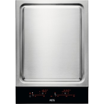 Plita incorporabila AEG Teppan Yaki ITE42600KB, Inductie, Touch control, Inox/Negru Plita incorporabila AEG Teppan Yaki ITE42600KB, Inductie, Touch control, Inox/Negru