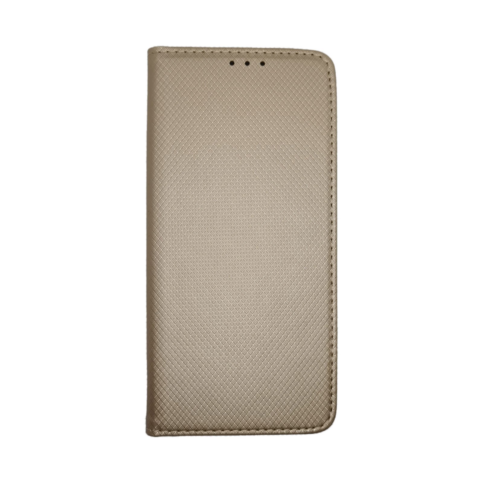 Husa Flip Carte compatibila cu Samsung Galaxy A51 Magnetica Cu Stand, Portofel, Antisoc Auriu