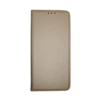 Husa Flip Carte compatibila cu Samsung Galaxy A51 Magnetica Cu Stand, Portofel, Antisoc Auriu