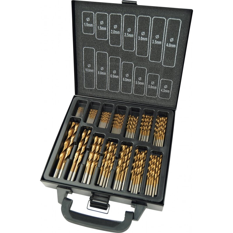 Set burghie de metal 99 piese - Mannesmann 54399