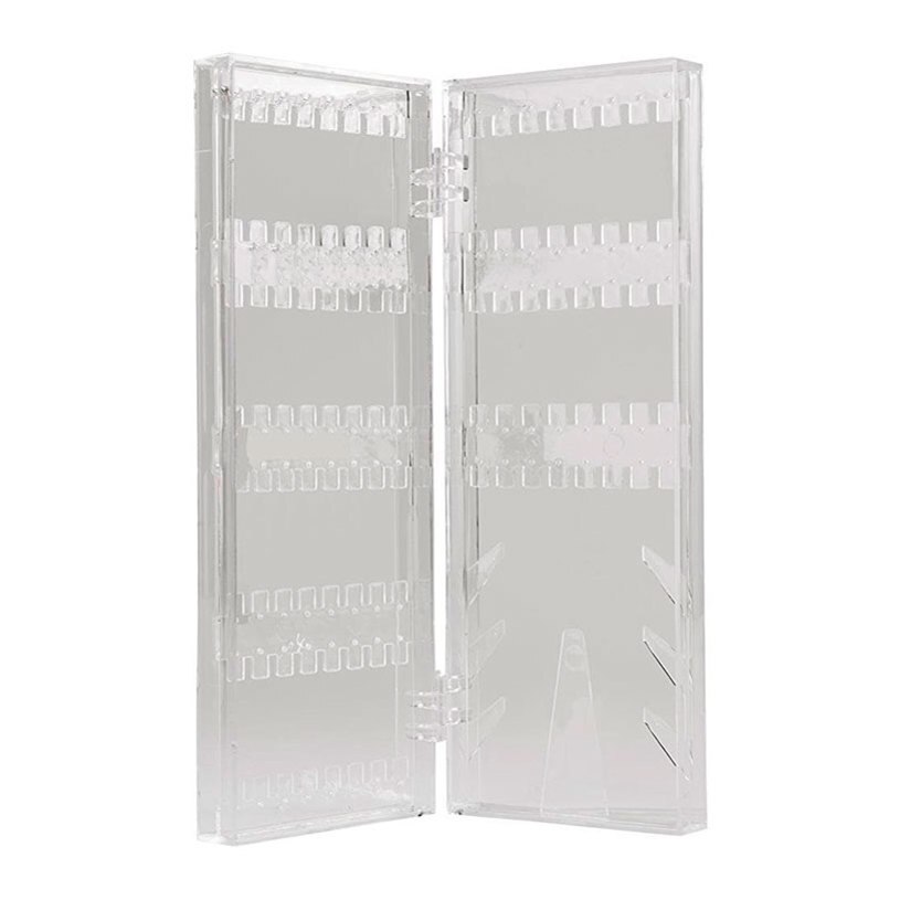 Organizatoar pentru bijuterii Compactor, Pliable, Transparent, Plastic, 21.2 x 2 X 28.3 cm