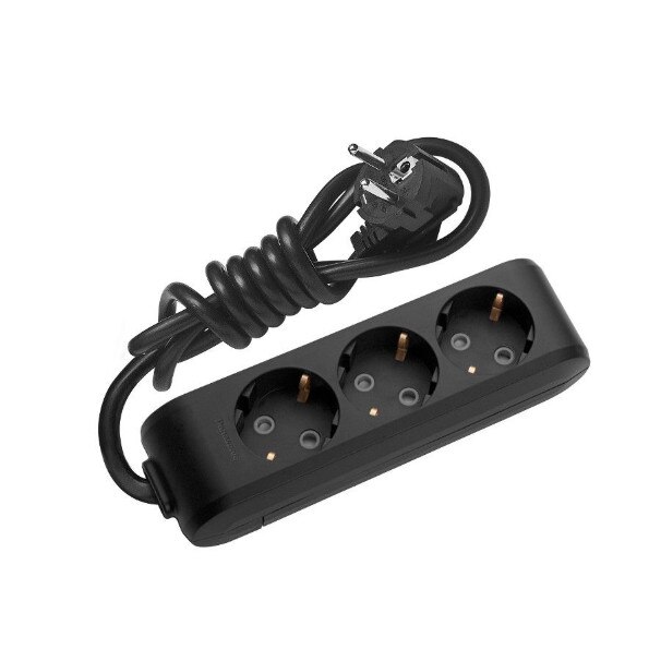 Prelungitor cu 3 prize, Panasonic , 5 m lungime