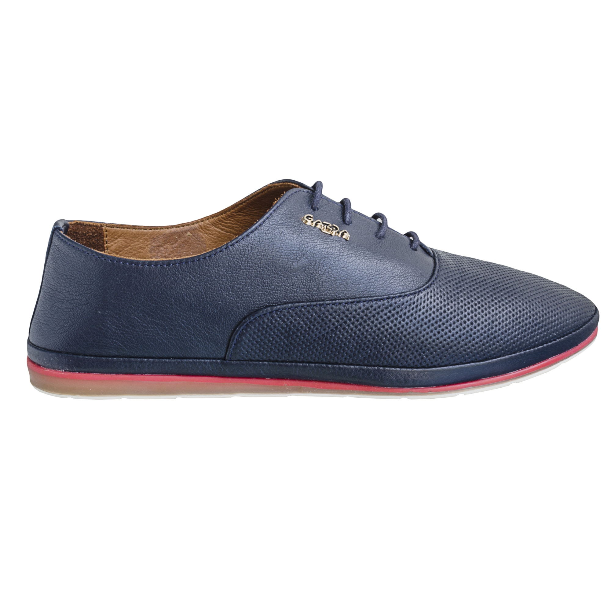 Pantofi dama Caspian casual-sport piele naturala, Navy
