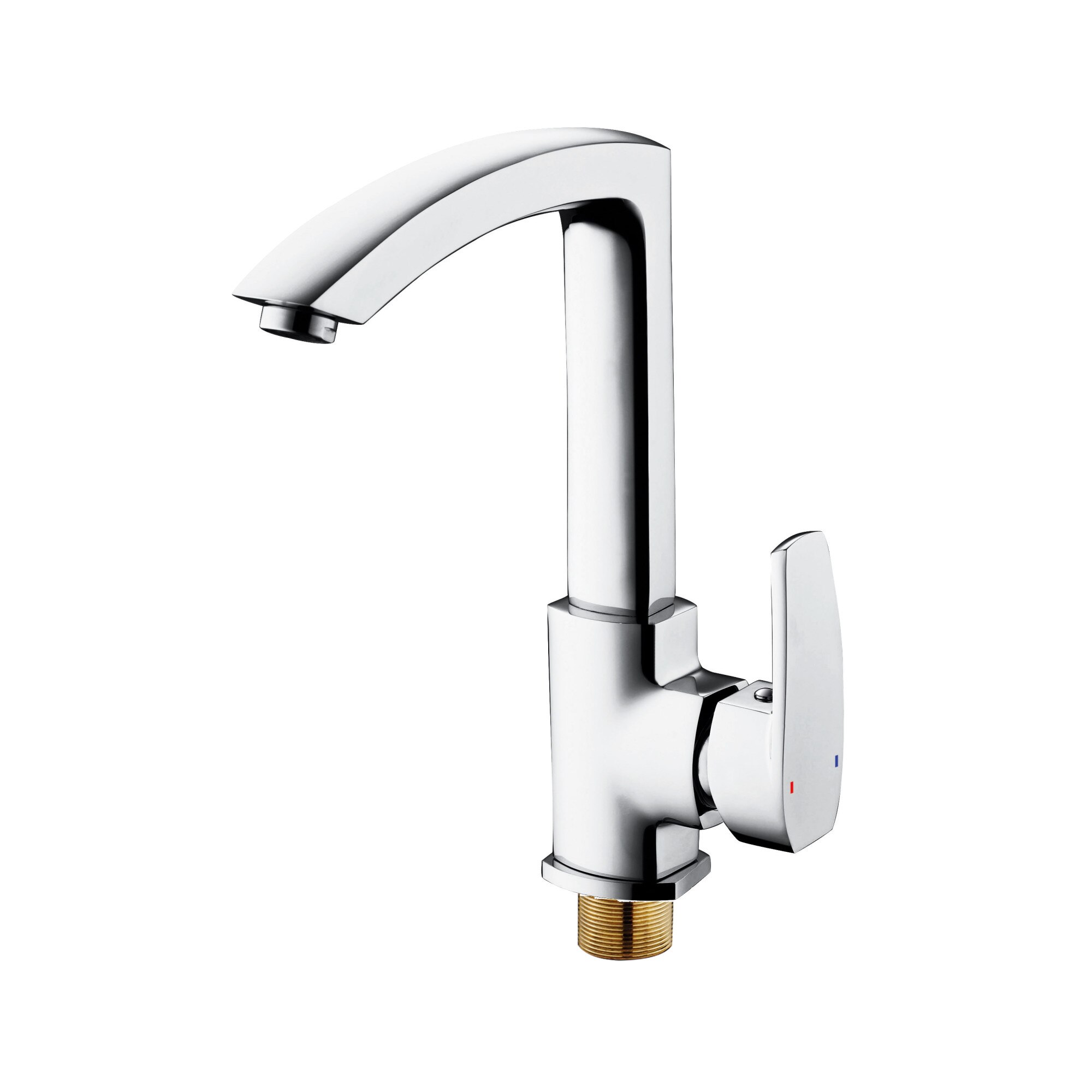 Baterie bucatarie Optima Titanium, TT-048.11, monocomanda, crom, cartus ceramic