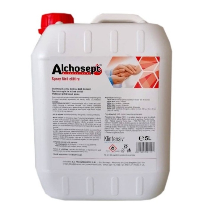 Дезинфектант за ръце и кожа - Alcosept 5L