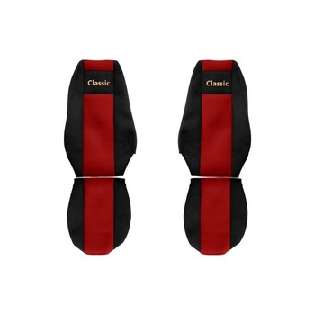 Set huse scaun camion, F-core, Classic, pentru RENAULT PREMIUM 2, Rosu Set huse scaun camion, F-core, Classic, pentru RENAULT PREMIUM 2, Rosu