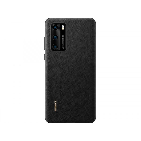 Husa de protectie Huawei originala pentru Huawei P40, soft silicon, capac de protectie, Negru, BBL1560