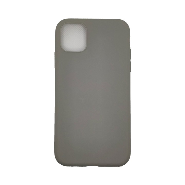 Husa silicon compatibil cu Apple iPhone 11, Antisoc, TPU, Viceversa Gri
