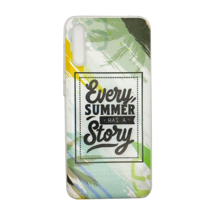 Husa silicon compatibil cu SAMSUNG Galaxy A50 model Summer Vibe, Antisoc, TPU Multicolor