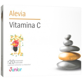 Supliment alimentar Alevia Vitamina C Junior, 20 comprimate Supliment alimentar Alevia Vitamina C Junior, 20 comprimate