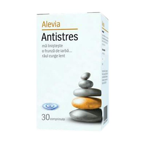 Supliment alimentar Antistres Alevia, 30 comprimate