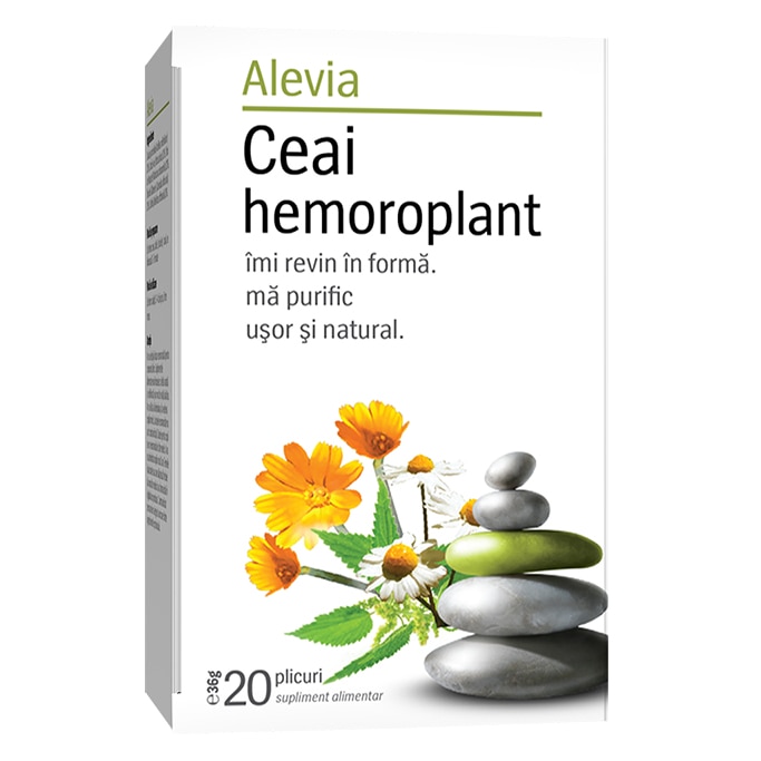 Ceai hemoroplant Alevia, 20 plicuri