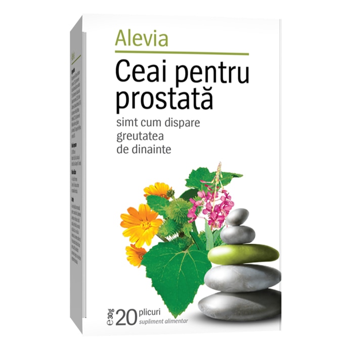 Ceai pentru prostata, 20 plicuri, Alevia