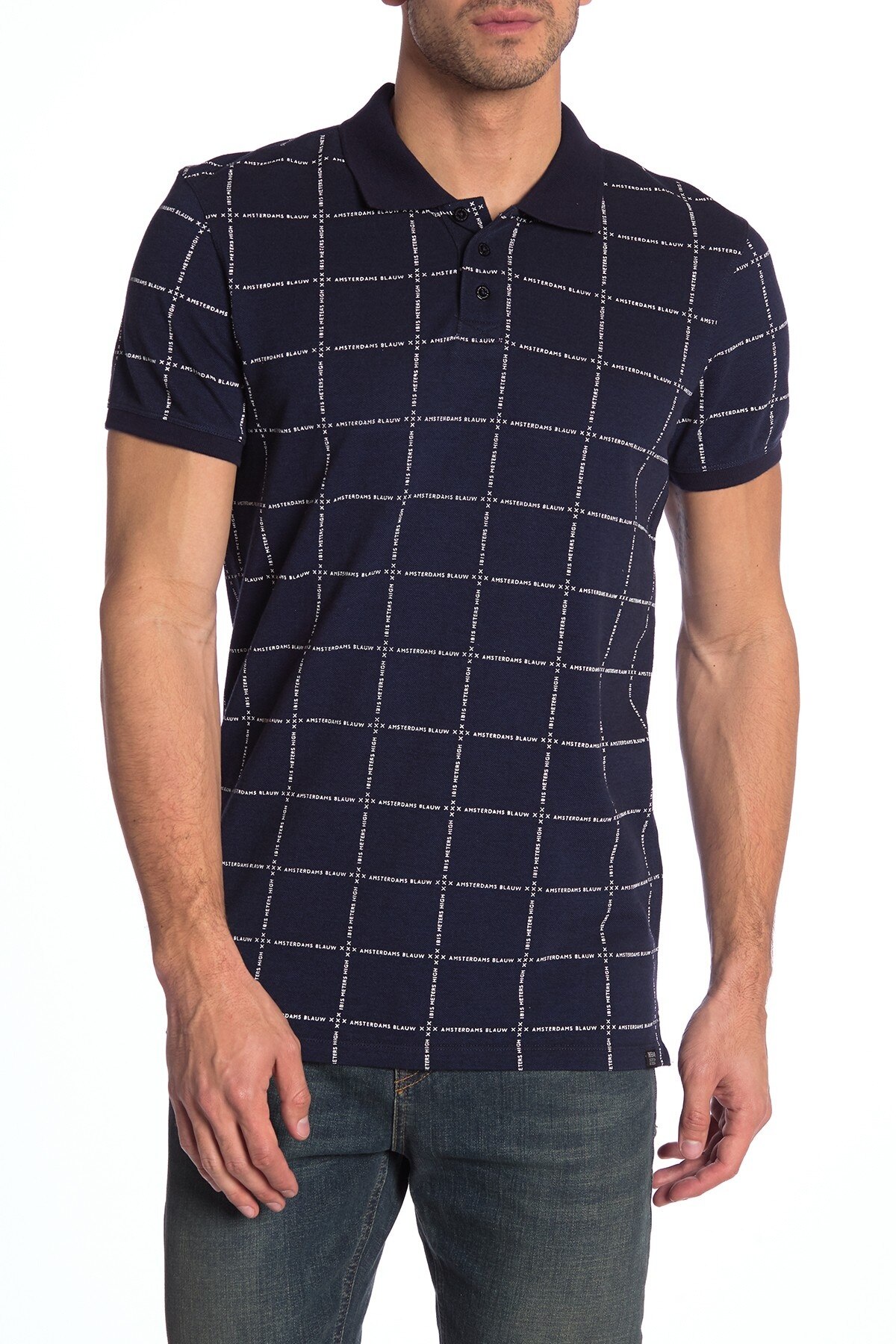Tricou, Scotch & Soda, Albastru inchis, M EU