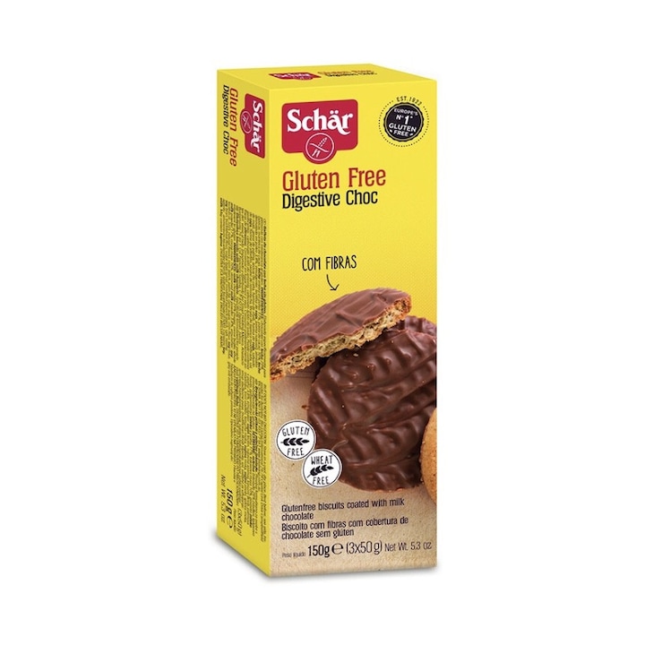 Schär Digestive Choc csokis keksz 150 g
