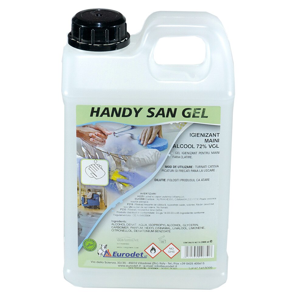 Gel Igienizant cu Alcool 72% - Handy San Gel - 5000ml