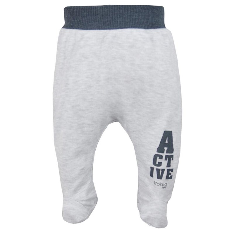 Pantaloni cu botosei pentru baieti Koala Active 07-842, Gri, Gri