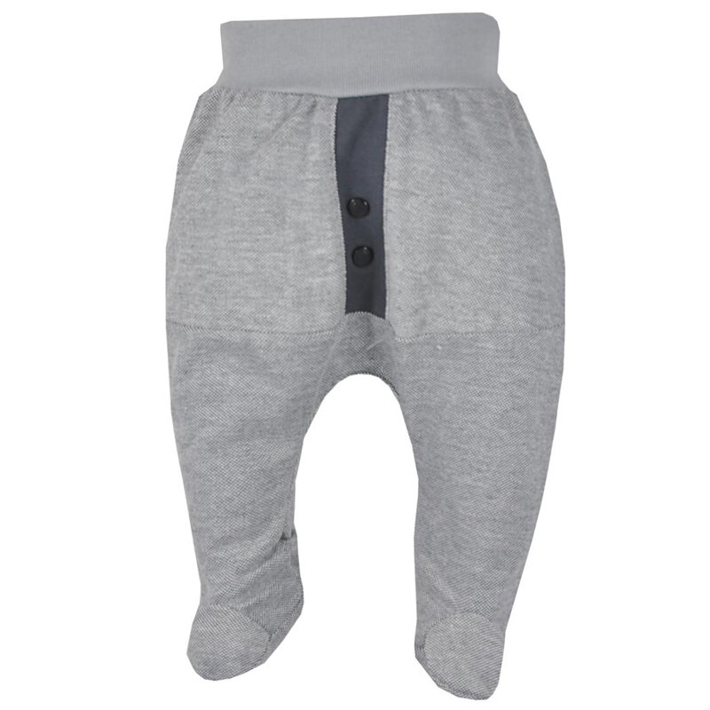 Pantaloni cu botosei pentru baieti Koala Kzarny Kot 07-872, Gri, Gri