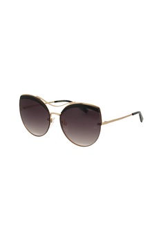 Ana Hickmann, Ochelari de soare cat-eye polarizati, Auriu/Negru, 59-18-145 Standard Ana Hickmann, Ochelari de soare cat-eye polarizati, Auriu/Negru, 59-18-145 Standard