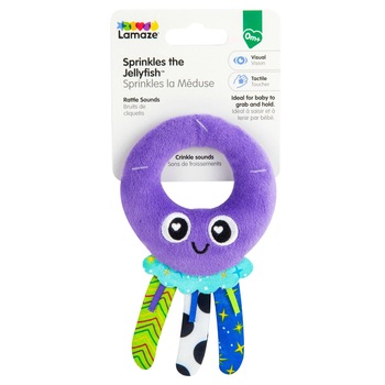 Jucarie zornaitoare Lamaze - Meduza Sprinkles Jucarie zornaitoare Lamaze - Meduza Sprinkles