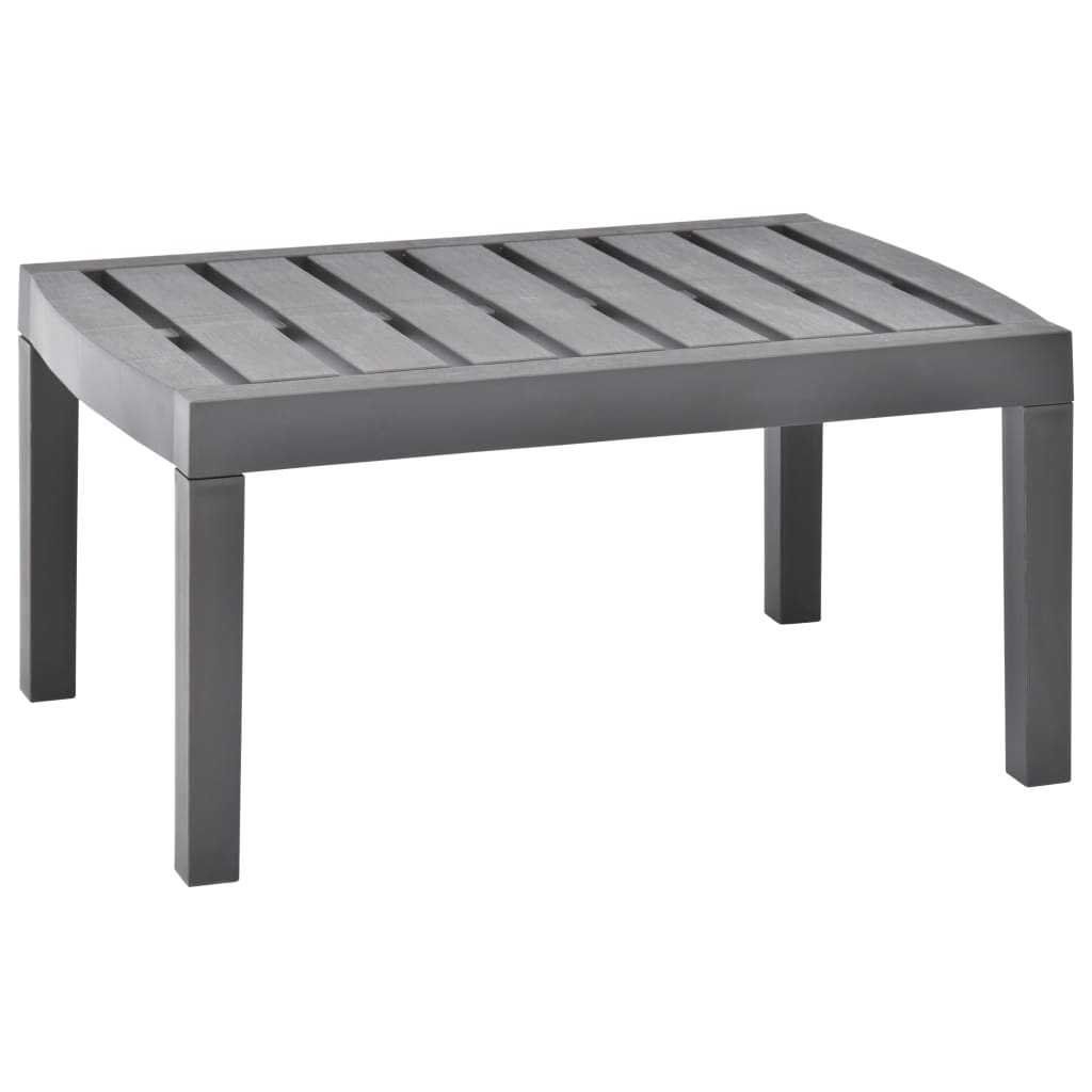 Masa de gradina, cafeniu, 78 x 55 x 38 cm, plastic 48816