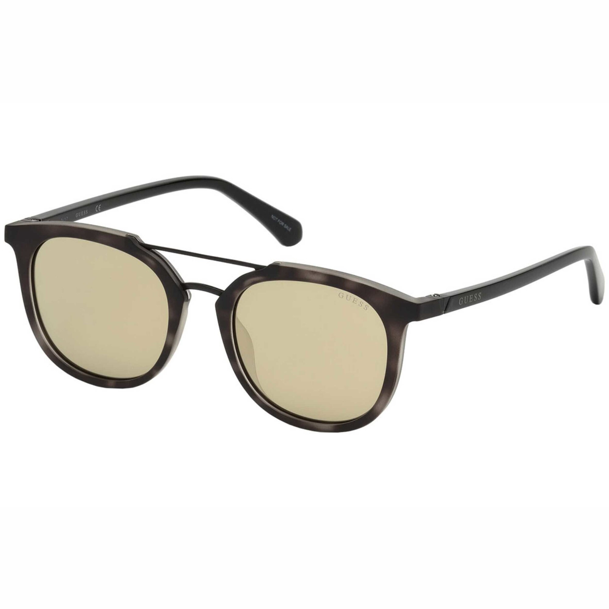Ochelari de soare barbati Guess Clubmaster Havana Grey/Brown Mirrored GU6915/S-20G