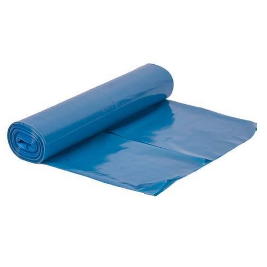 Saci menajeri Strend Pro Rolo LDPE, 120 L, 15 buc, reciclati, Albastru