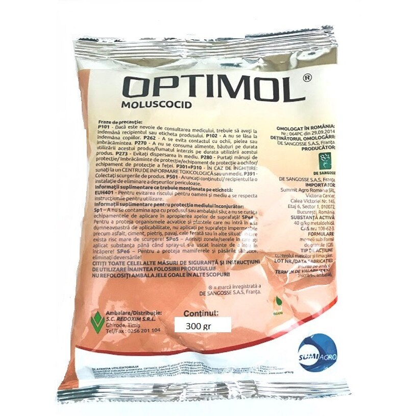 Moluscocid Optimol importiva melcilor 300 gr