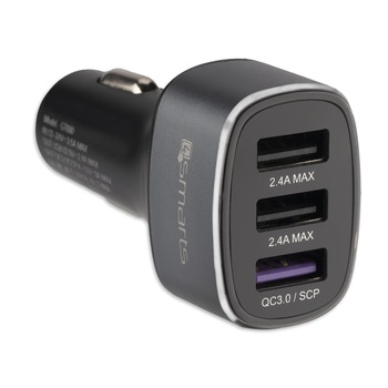 Incarcator auto 4smarts Fast Car Charger Voltroad 7P+ Incarcator auto 4smarts Fast Car Charger Voltroad 7P+