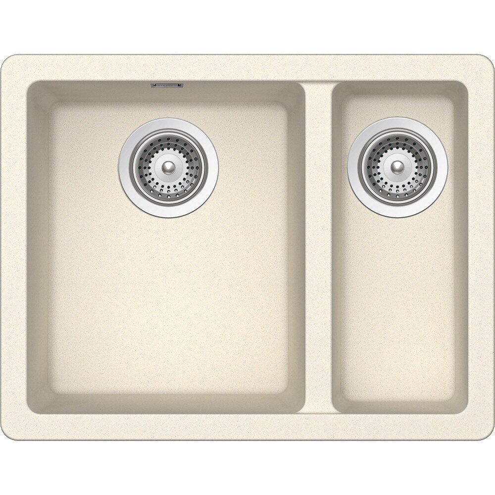 Chiuveta granit Schock Soho N-150 Magnolia Cristadur 550 x 430 mm, adancime cuva 200 mm, montare sub blat