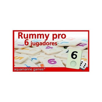 Joc de societate, Aquamarine, Remi Pro 6 Jucatori Joc de societate, Aquamarine, Remi Pro 6 Jucatori