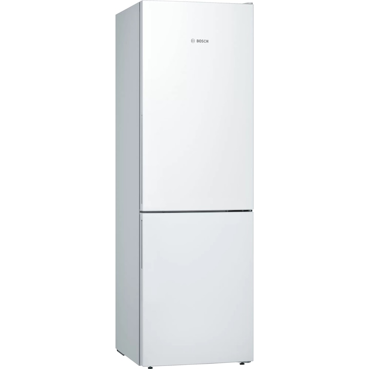 Bosch KGE36AWCA Serie6 Kombinált hűtőszekrény, 302l, C energiaosztály, M:186 cm, LowFrost, VitaFresh, Fehér